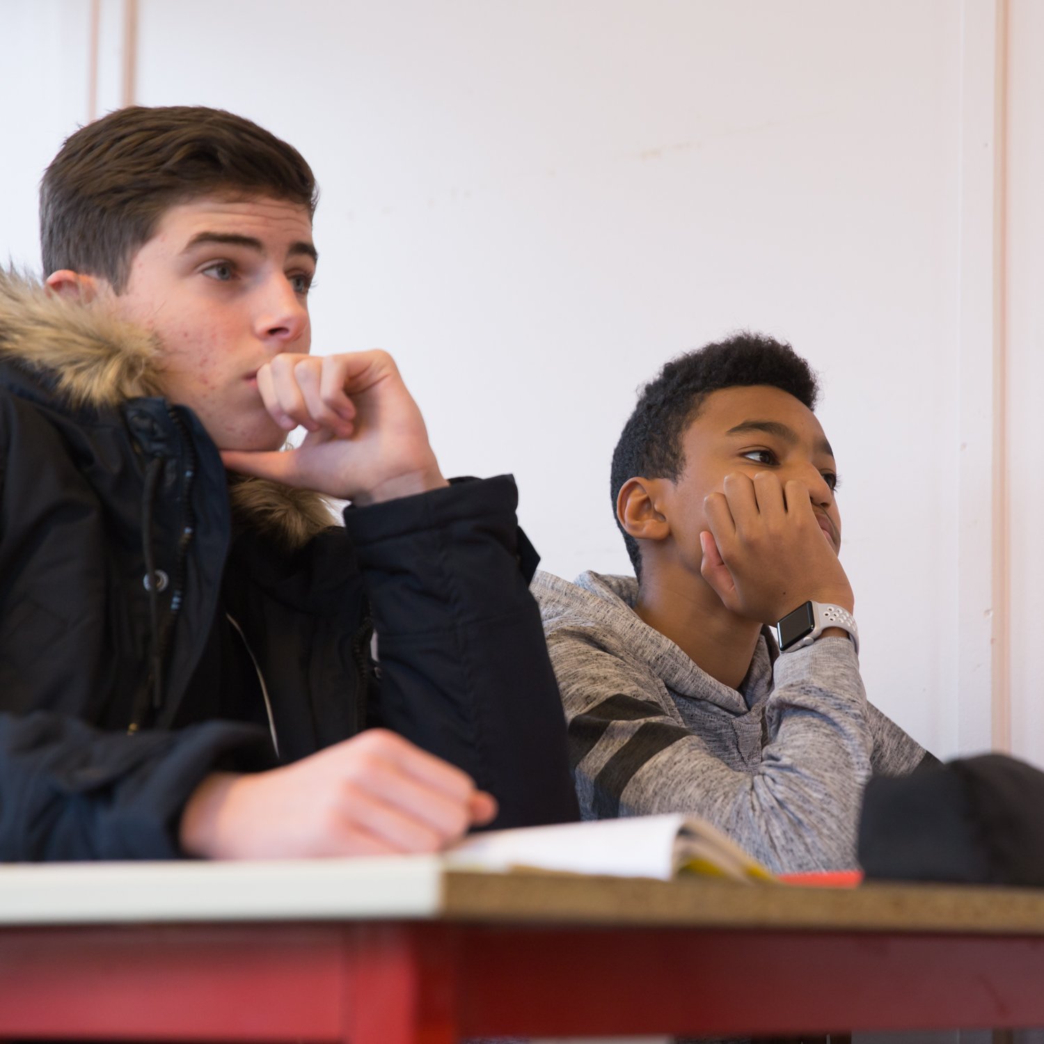 Lycéens Montessori au travail