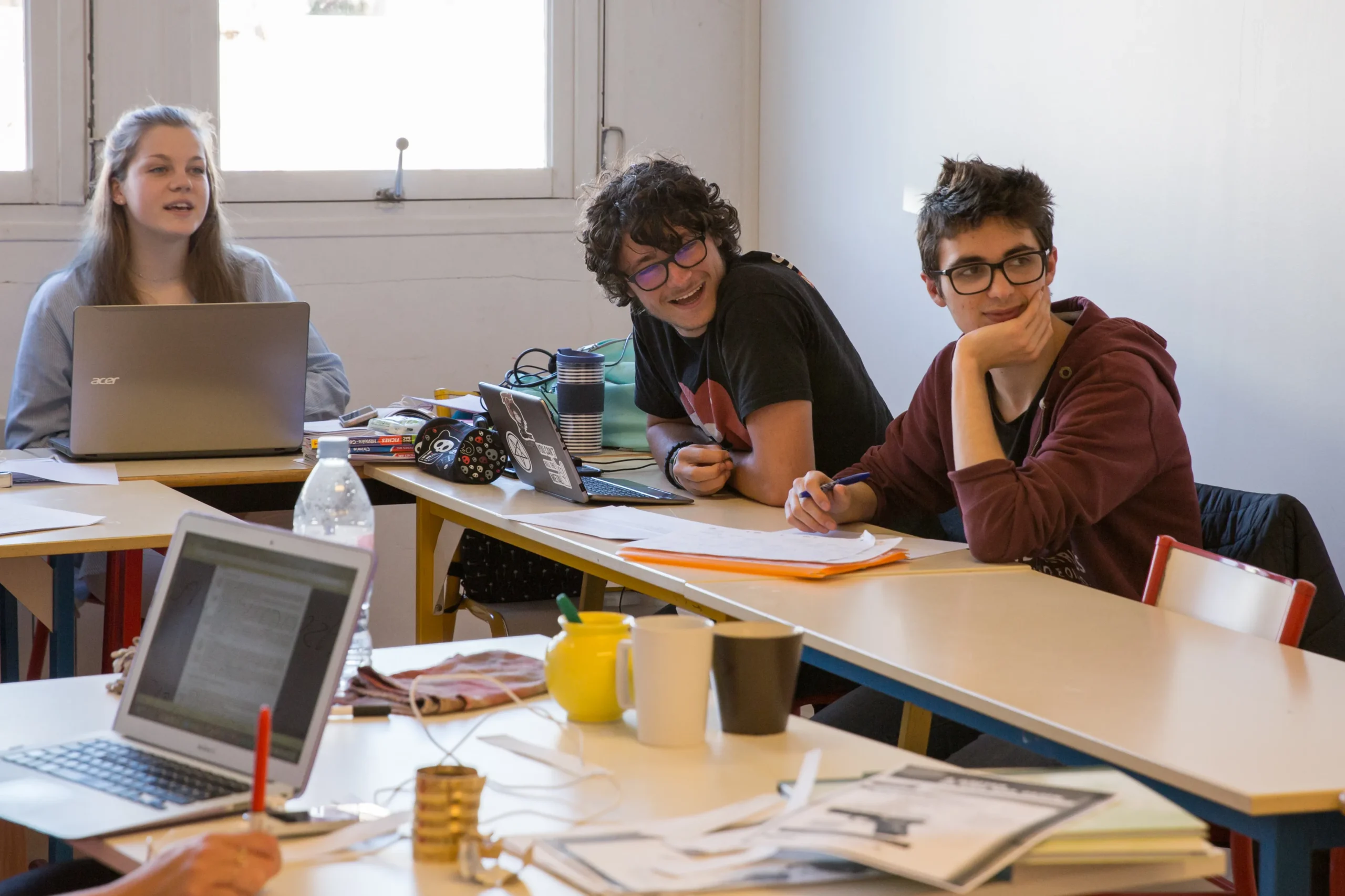 Ambiance de travail au Lycée Montessori