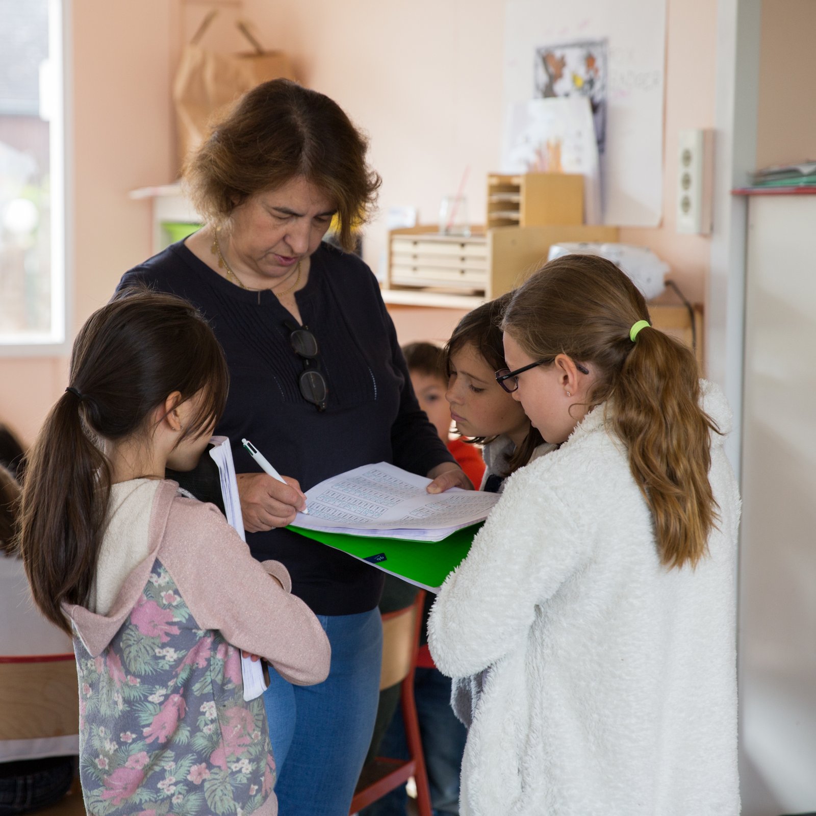 Sylvie d'Esclaibes enseignante